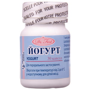 Йогурт капс. 4 млрд. активных клеток фл. №30