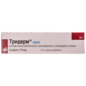 Тридерм крем туба 30г