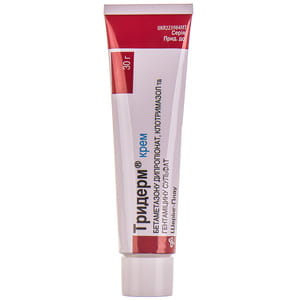 Тридерм крем туба 30г