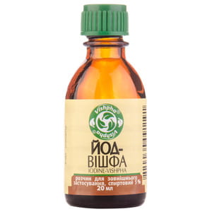 Йод-Вишфа р-р спирт. 5% фл. 20мл