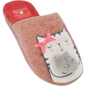 Тапочки женские HOME STORY (Хоум стори) 91723-АС комнатные анатомические цвет коралловый размер 41 1 пара