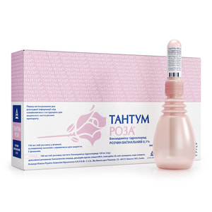 Тантум Роза р-р вагинал. 0,1% фл. 140мл №5