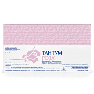 Тантум Роза р-н вагінал. 0,1% фл. 140мл №5
