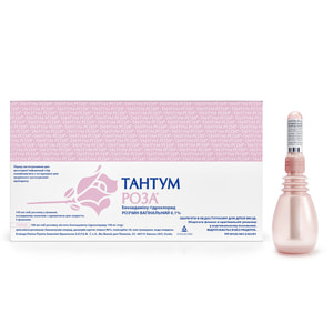 Тантум Роза р-н вагінал. 0,1% фл. 140мл №5