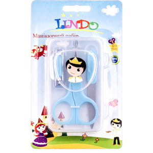 Набор маникюрный LINDO (Линдо) артикул 801 ножницы, пилочка и щипчики