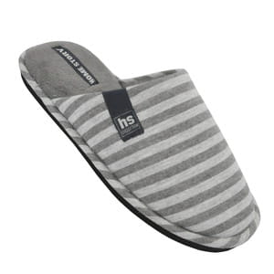 Тапочки мужские HOME STORY (Хоум стори) 91289-ЕС комнатные цвет серый размер 45 1 пара