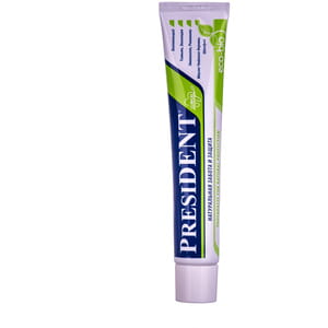 Зубная паста PRESIDENT (Президент) Clinical Eco-Bio (Клиникал Эко Био) натуральная забота и защита 75 мл