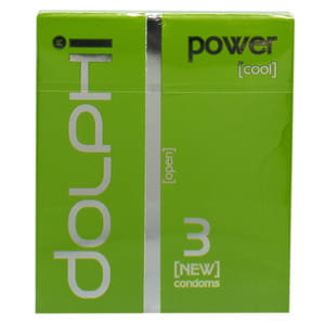Презервативи латексні DOLPHI (Долфі) Power (Павер) анатомічні в змазці з пролонгуючим ефектом 3 шт