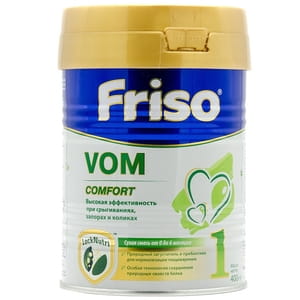 Смесь сухая молочная Фрисовом 1 Comfort для детей с 0 до 6 месяцев с срыгиваниями, коликами и запорами 400 г