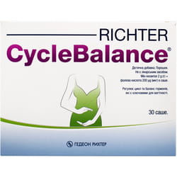 Циклобаланс Рихтер порошок регулирует цикл и баланс гормонов в саше по 2 г 30 шт