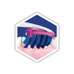 Зубная щетка ORAL-B (Орал-би) 3D White Luxe Pro-Flex (3 ДЭ Вайт про флекс) 38 средней жесткости