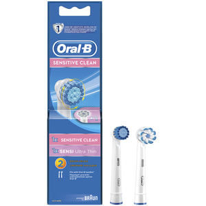 Насадка для электрической зубной щетки ORAL-B (Орал-би) SensClean EBS17 1 шт + EB60 Ultra Thin 1 шт