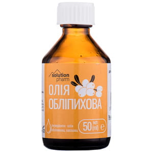 Облепиховое масло для наружного применения флакон 50 мл Solution Pharm