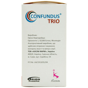 Конфундус Трио табл. п/о 200мг/50мг/200мг фл. №100