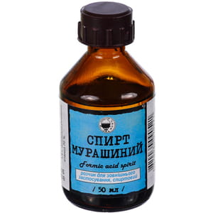 Спирт мурашиний р-н д/зовн. заст. спирт. фл. 50мл