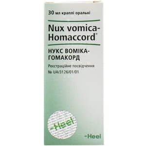 Нукс Вомика-Гомакорд кап. орал. фл. 30мл