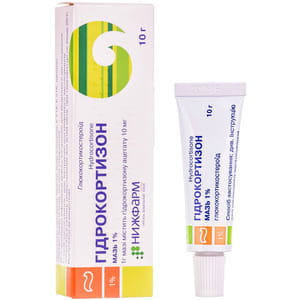 Гидрокортизоновая мазь 1% туба 10г