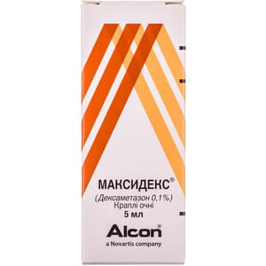Максидекс кап. глаз. 1мг/мл фл. 5мл