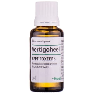 Вертигохеель кап. орал. фл. 30мл