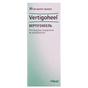 Вертигохеель кап. орал. фл. 30мл