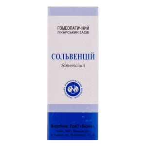 Сольвенций р-р оральн. фл. 25мл