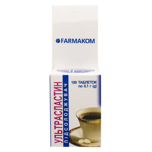 Сахарозаменитель Ультрасластин подсластитель таблетки флакон 100 шт