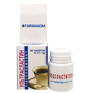 Сахарозаменитель Ультрасластин подсластитель таблетки флакон 100 шт