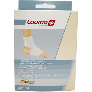 Бандаж на голеностопный сустав (повязка) эластичный LAUMA (Лаума) модель 104 размер S/M(1)