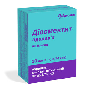 Діосмектит-Здоров'я пор. д/орал. сусп. 3г/3,76г саше 3,76г №10