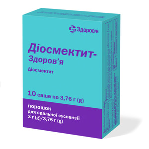 Діосмектит-Здоров'я пор. д/орал. сусп. 3г/3,76г саше 3,76г №10