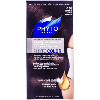 Крем-краска для волос PHYTO (Фито) Фитоколор тон 4 М русо-каштановый