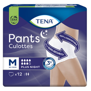 Подгузники-трусы для взрослых TENA (Тена) Pants Plus Night Medium (Плюс найт медиум) 12 шт