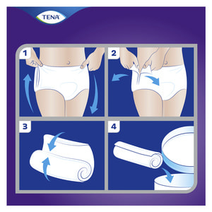 Подгузники-трусы для взрослых TENA (Тена) Pants Plus Night Large (Плюс найт Лардж) 12 шт