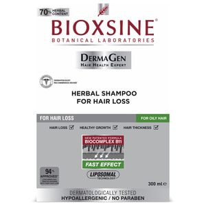 Шампунь для волосся Bioxsine (Біоксин) Дермаджен рослинний проти випадіння для жирного волосся 300 мл