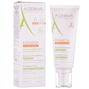 Бальзам для обличчя та тіла A-DERMA (А-Дерма) Екзомега Контрол пом'якшувальний для сухої та атопічної шкіри 200 мл