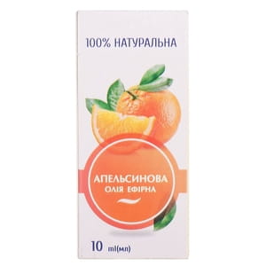 Масло эфирное Апельсиновое флакон 10 мл Вертекс