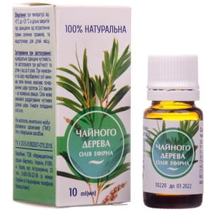 Масло эфирное Чайного дерева флакон 10 мл Вертекс