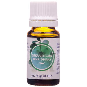 Масло эфирное Эвкалиптовое флакон 10 мл Вертекс