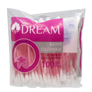 Палички ватні AIR DREAM (Ейр дрім)  гігієнічні пачка 100 шт