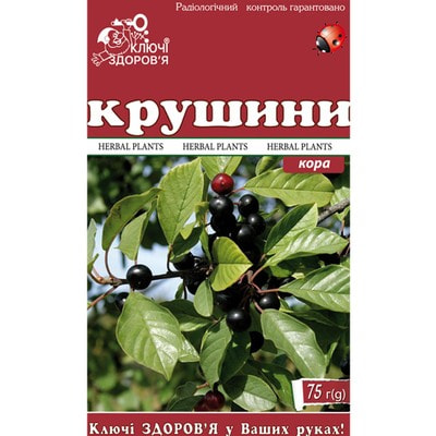 Фиточай Ключи Здоровья Кора крушины пачка 75 г