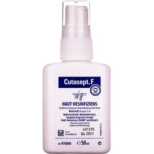 Кутасепт Ф средство для дезинфекции кожи пролонгированого действия с распылителем флакон 50 мл