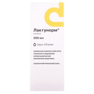 Лактунорм сироп 670мг/мл фл. 200мл
