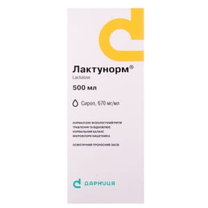 Лактунорм сироп 670мг/мл фл. 500мл