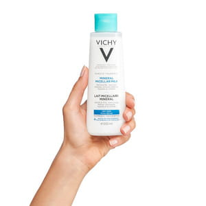 Молочко мицеллярное для лица  и глаз VICHY (Виши) Пюрте Термаль очищающее для сухой кожи 200 мл