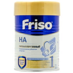 Смесь сухая Фрисо 1 НА Гипоаллергенный для детей снижения риска развития аллергии с рождения и до 6 месяцев 400 г