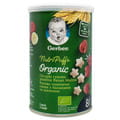 Снеки рисово-пшеничные NESTLE GERBER (Нестле Гербер) Organic Nutripuffs (Органик Нутрипафс) с бананами и малиной 35 г