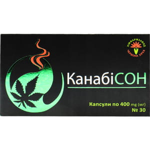 Канабисон капсулы по 400 мг успокаивающего действия 3 блистера по 10 шт