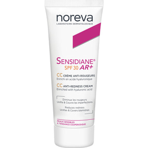 Крем для лица NOREVA (Норева) Sensidiane AR (Сенсидиан) CC SPF 30 для чувствительной кожи с признаками розацеа и купероза 40 мл