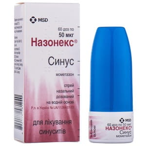 Назонекс Синус спрей назал. дозир. 50мкг/дозу фл. 10г (60доз)