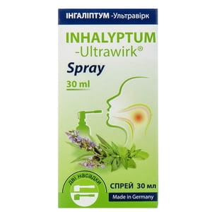 Інгаліптум Ультравірк спрей д/горла фл. 30мл
